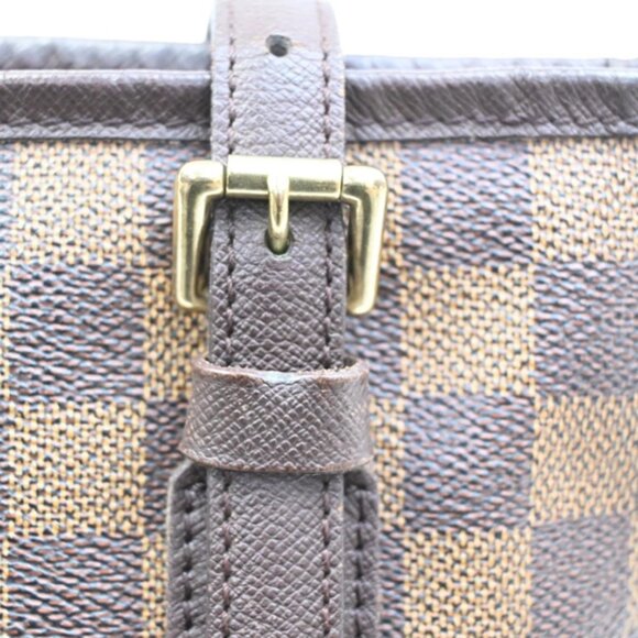 LOUIS VUITTON LV Marais Shoulder Bag Damier Ebene Leather Brown - Picture 12 of 16